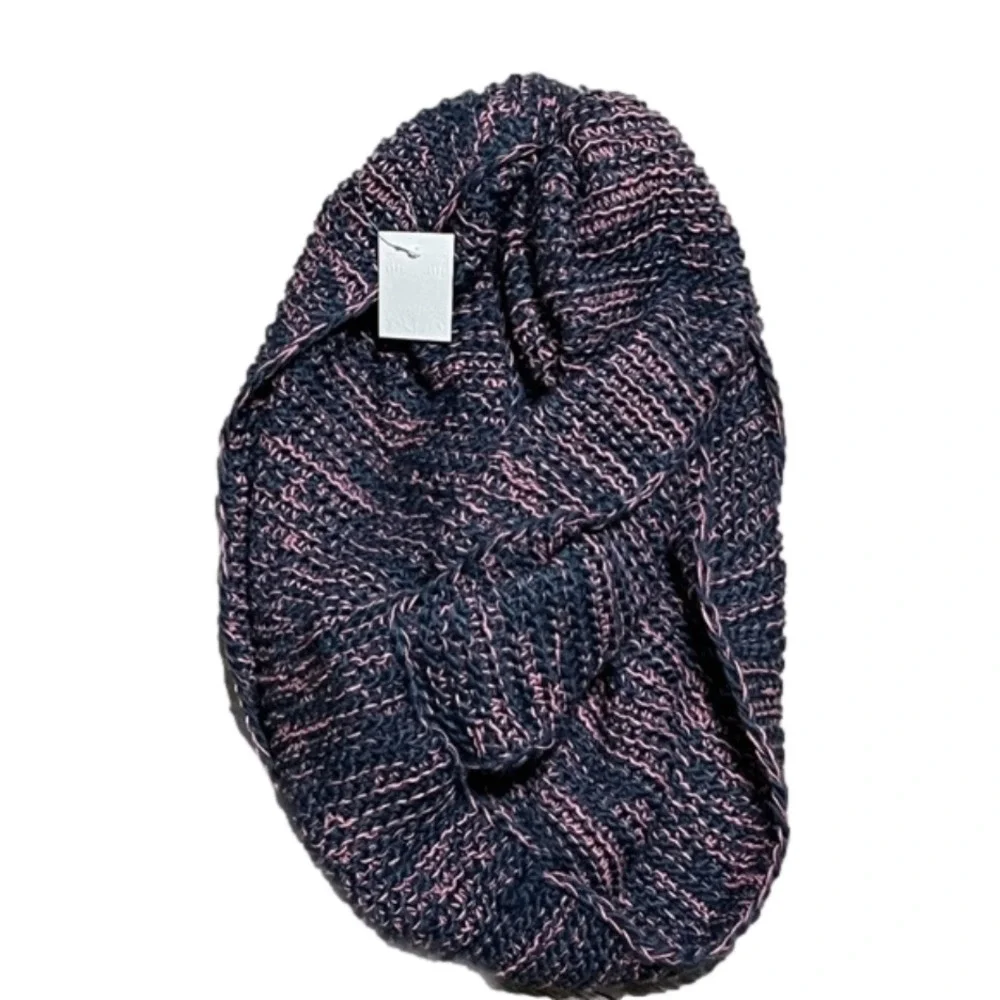 TARGET NAVY & Pink Infinity Scarf